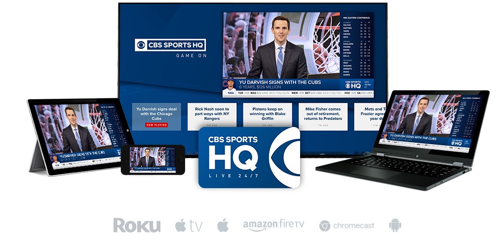 CBS Sports HQ Not Available On Roku or Fire TV Yet | The ...